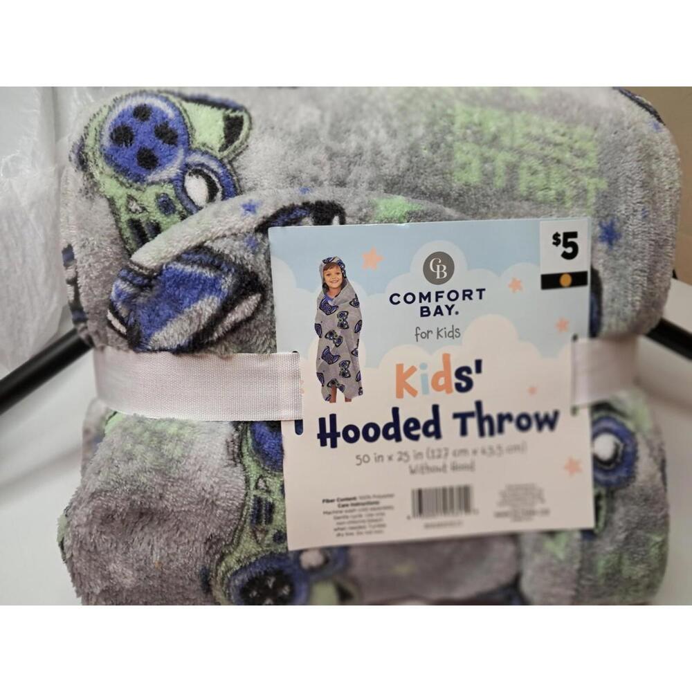 GAMING LIGHT WEIGHT HOODED THROW 50X25